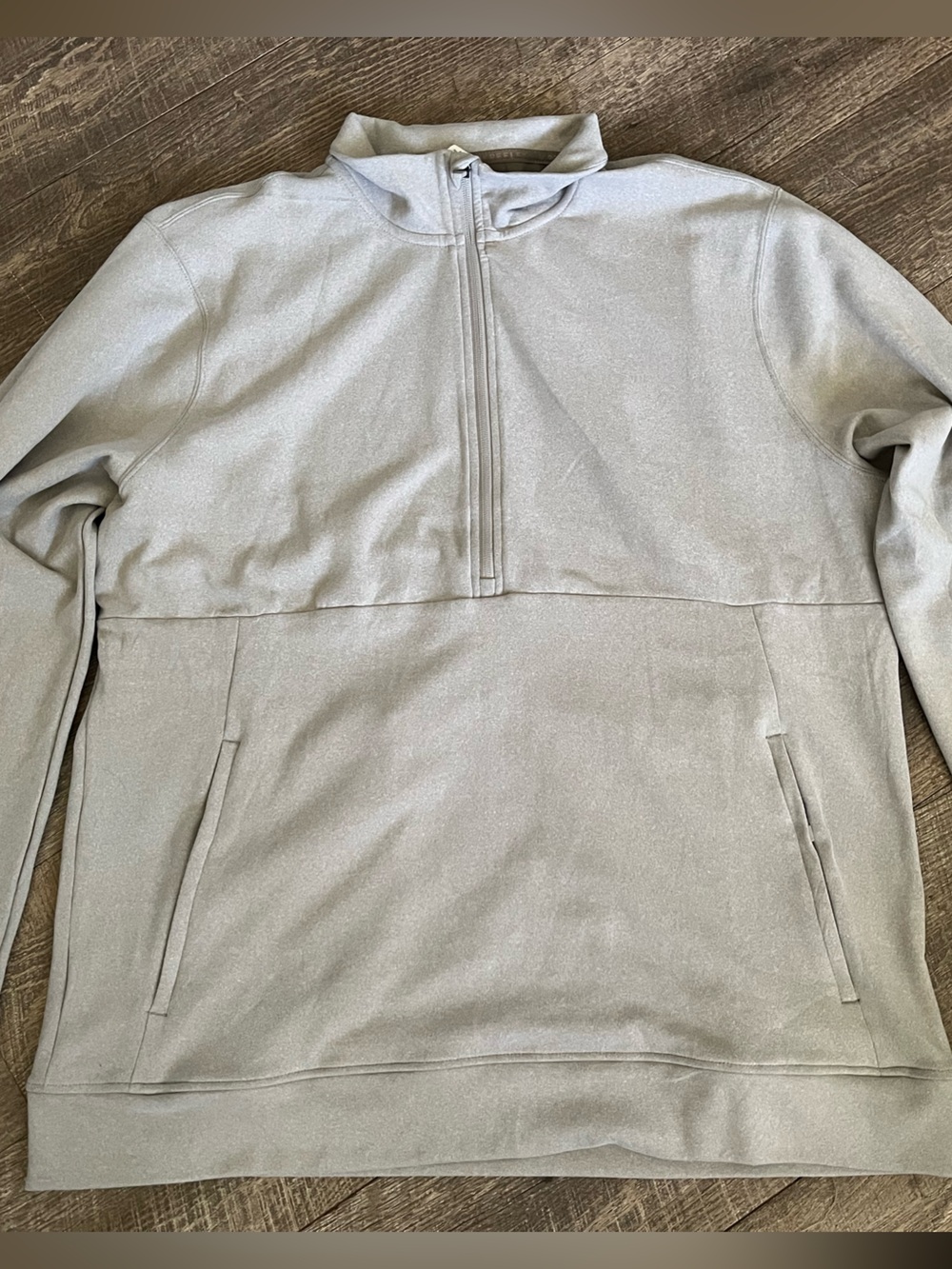 90 Degree By Reflex Gray Rockaway Half-Zip Pullover